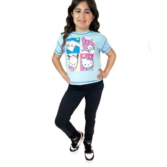 Girls Hello Kitty & Friends Girls Graphic T-Shirt 2-Pack Size M - Picture 12 of 15